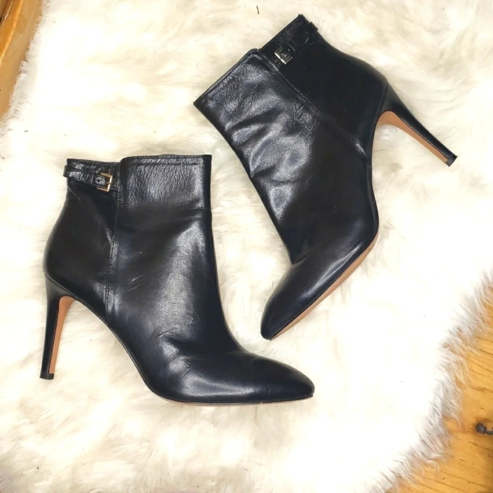 Nine West Powerhour Boot black leather 10